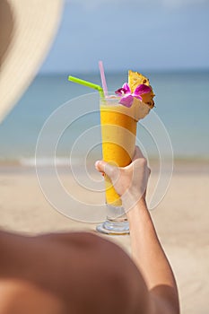 Woman on the beach