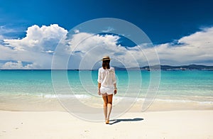 Woman at beach