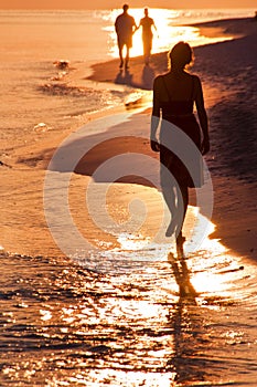 Woman on the beach