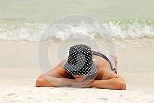 Woman on Beach