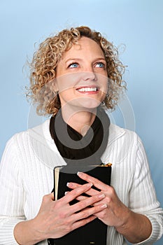 Woman with Bible