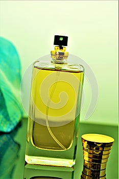 Woman bottle perfume glamur still life fragance aroma