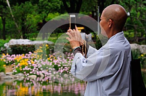 Woman Buddhist Monk