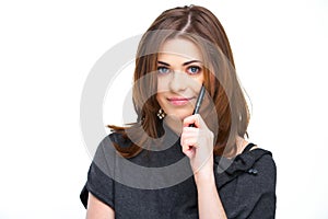 Woman business style portrait