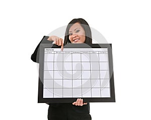 Woman with Calendar