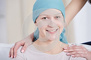 Woman with cancer