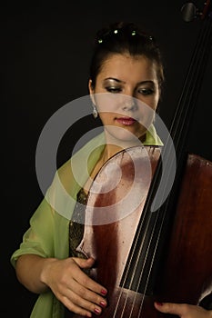 Woman with cello