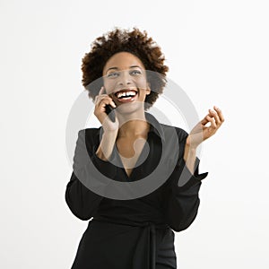 Woman on cellphone