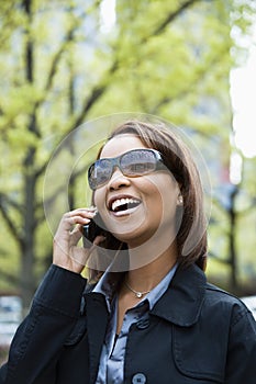 Woman on cellphone