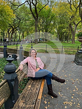 Woman in Central Park