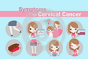 Woman with cervical cancer