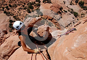 Woman climber