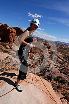 Woman climber