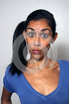 Woman with Comical Facial Expression (3)