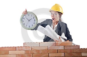 Woman construction