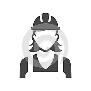 Woman Construction Worker icon