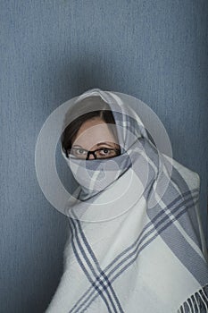 Woman Covering Her Face