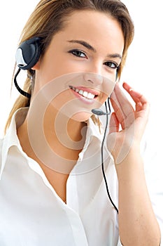 Woman customer service