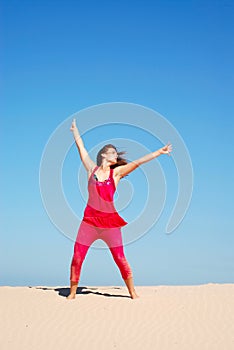 Woman dancing