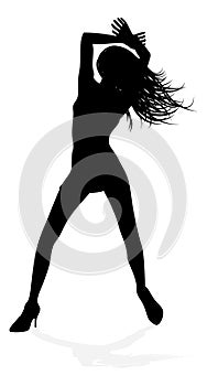 Woman Dancing Person Silhouette