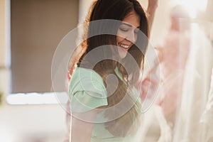 Woman Dancing at a Wedding