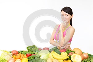 Woman on diet