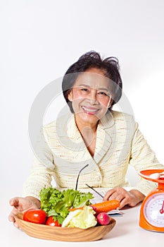 Woman dietician