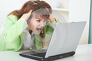Woman disappointed with intercourse in Internet