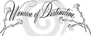 Woman Of Distinction