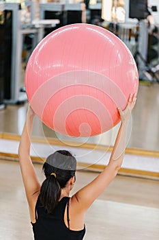 Woman Doing Pilates Exercises