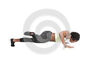 Woman Doing Pushups