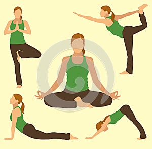 Woman Doing Yoga