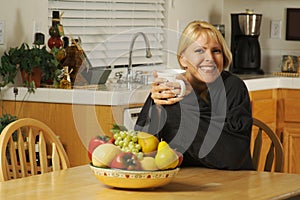 Woman Enjoying Cup of Coffee