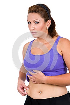 Woman With Excess Weight photo