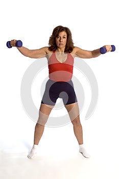 Woman exercising