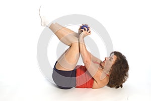 Woman exercising