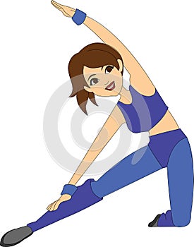 Woman Exercising