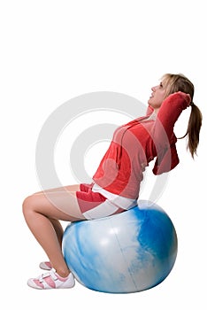 Woman exercising