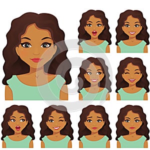 Woman expression set