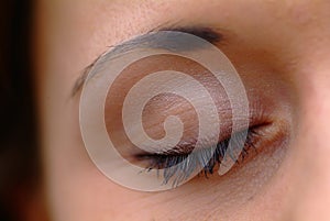 Woman eye photo