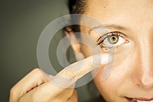 Woman and eyesight