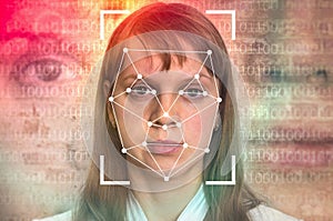 Woman face recognition - biometric verification