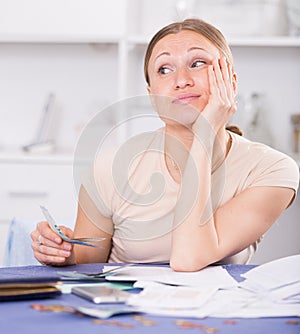 Woman facing financials troubles