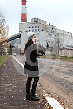 Woman factory inspection