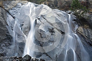 Woman in the falls photo