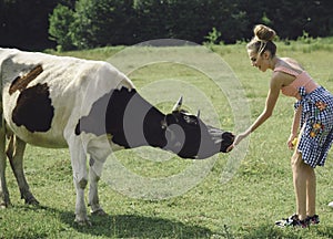 Woman farmer, vet, dairymaid, agriculture.