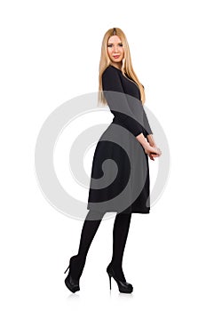 Woman in fashion clothing