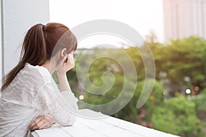 Woman feel depression