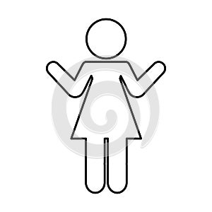 Woman figure human silhouettte