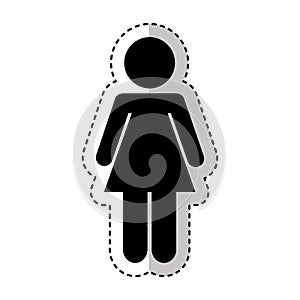 Woman figure human silhouettte